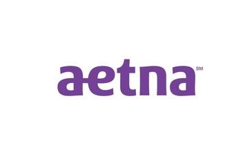 The logo for Aetna is shown in light of the new partnership.