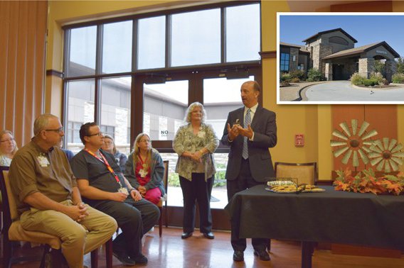 Speaker presenting to a crowd