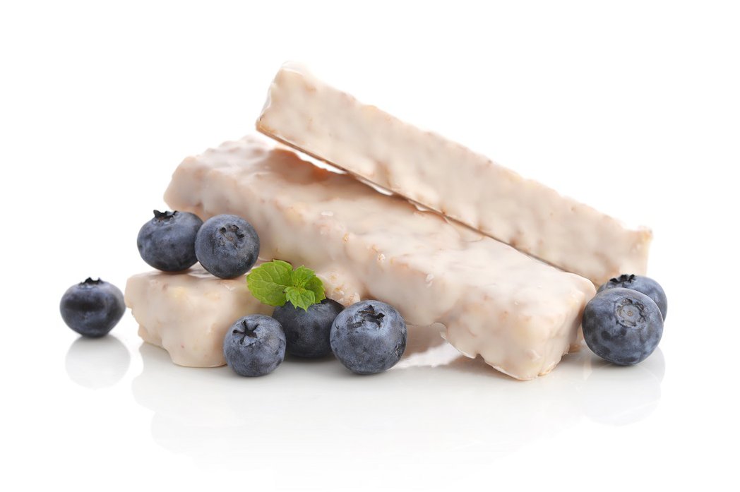 Blueberry Vanilla Greek Yogurt Granola Bars