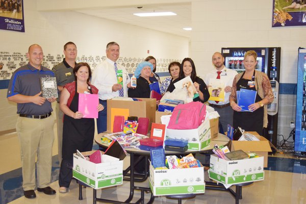 Hollister, Mo., students will receive school supplies from Cox Medical Center Branson employees.