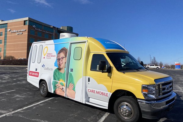 A photo shows the new CARE Mobile.