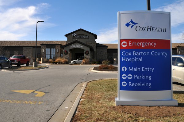 Barton County Cox Health Sign