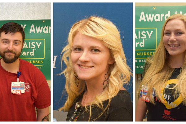 DAISY Award winners are pictured in October 2017.