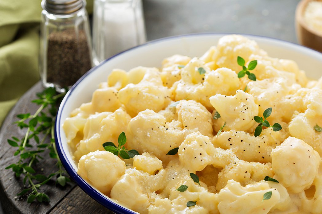 Cauliflower mac and cheese