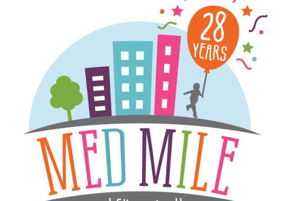The image shows the logo for Med Mile.