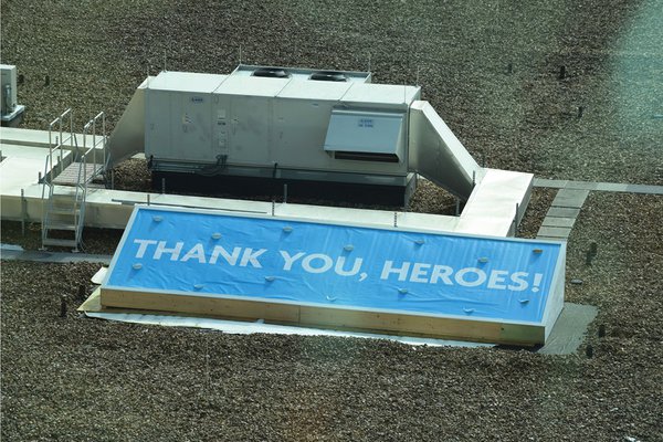 Roof banner heroes