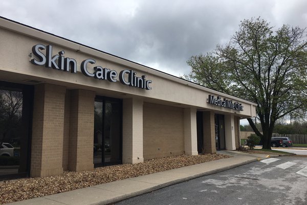 Outside view of  the Skin Care Clinic.