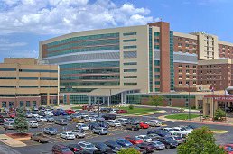 The image shows the front of Cox Medical Center South.