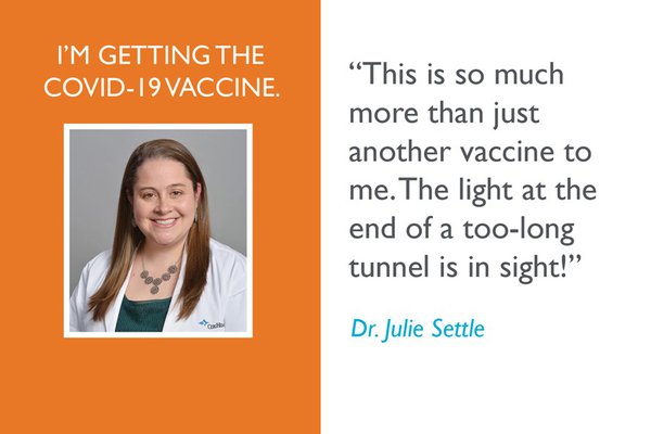 Dr. Julie Settle vaccination