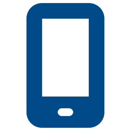 An illustration of a mobile phone