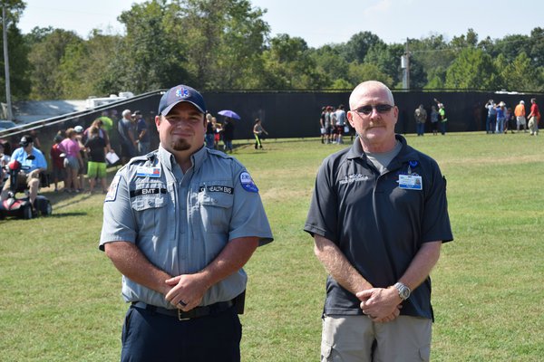 CoxHealth EMS professionals serve at The Wall That Heals in Ava.