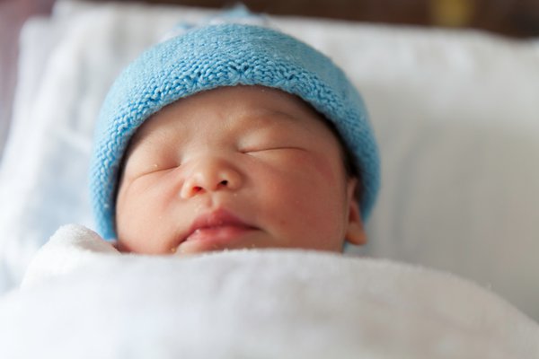 Image of a newborn baby boy